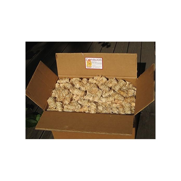 11 Kg Zndwolli Anznder Aus Holzwolle Und Wachs Ofenanznder Kaminanznder Grillanznder Brennholzanznder Kaminholzanznder Holzanznder
