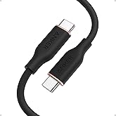Anker PowerLine III Flow Cable USB C Fast Charge 240W, 3 ft | For iPhone 18/17/16/15 Pro/16 Plus/16 Pro Max, MacBook Pro 2024