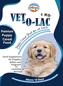 Chelsea VetOLac Puppy Cerelac Cereal Food 1kg for All Breeds