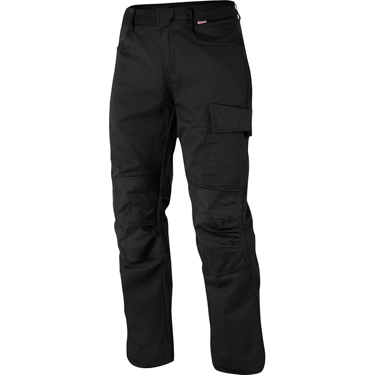 Pantalon De Travail STAR PC Noir - 5 Poches Dont Cargo - Taille élastique - Anti-rayures - Pour Usage Quotidien Professionnel