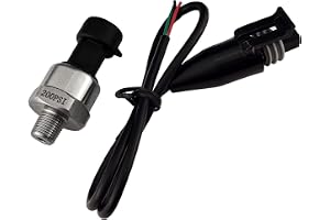 Trycksändare, trycksensor, 0,5–4,5 V 1/8NPT sensor trycktransducer med kabel, trycksensor i rostfritt stål trycksensor-sändar