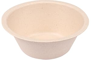 García de Pou 50 Unités - Bols Bionic 250 ml 11,4 x 4,4 cm Naturel Bagasse