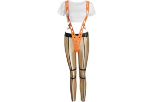 NUWIND Element Leeloo Cosplay Costume Sexy Skinny Pants Short T-Shirt Body Suit Halloween Cosplay Outfit