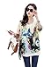 LATH.PIN Ladies Bohemian Floral Blouse Chiffon Tunic Batwing T-shirt
