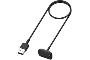 ZYWQ Charger for Fitbit Charge 6/Charge 5, Replacement USB Charging Cable Cord for Fitbit Charge 5/6, Fitbit Luxe Fitness Trackers (1)