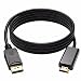 Produktbild myfei Display Port Stecker auf HDMI Stecker 1080P Video Converter Adapter, 1.8 m DP Display Port zu HDTV Adapter Konverter Kabel für Video Game HDTV Monitor Projektor Kabel