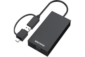 Ascrono Externer Grafikadapter | Dual Monitor Adapter für Apple MacBook M1 und M2 | Bildschirm erweitern oder spiegeln auf Dual 4K HDMI Monitor | Perfektes Zubehör für M1 oder M2
