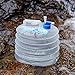 Produktbild Faltbare Wassereimer BPA Frei Falten PE Wasserkocher 5L Transparent Auto Wasser Carrier Container für Picknick Im Freien Wandern Camping Angeln