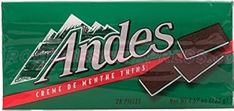 Andes Creme De Menthe Thins (132g) - 28 Pieces