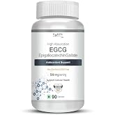 مكمل غذائي فوكين بيوتيك EGCG (ابيغالوكاتشين غالات) من مستخلص اوراق الشاي الاخضر - 500 مجم - دعم مضاد للاكسدة - 90 كبسولة