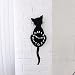 Produktbild Doublehero Wanduhr Acryl Kreative Cartoon Nette Katze Schwanz wird die Katzenuhr bewegen Wohnkultur Uhr Weise (D)