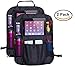 Produktbild Rückenlehnenschutz,Autositze Organizer Luxus-Auto-Rücksitz-Organizer- Touchscreen-Tasche für Tabletten bis zu 10,1 "-Multipurpose Verwenden Sie als Auto Sitz Rückenschutz, Kick Mat, Auto-Organizer für Baby-Spaziergänger & Kid Reise-Zubehör(Doppel)