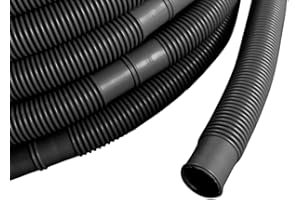 AQUAONE Aquaristikwelt24 6 m 32 mm 1 1/4 'piscine Tuyau d'aspiration Manchon Distance 1,5 m Tuyau de natation piscine Tuyau