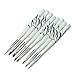 Sunydeal(TM) UV Gel Acrylic Painting Nail Art Design Pen Brush Drawing Painting Dotting Set (8pcs White Nail Art Brush Set)