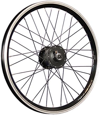 Taylor Wheels 20inch bike front wheel double-wall rim hub dynamo black