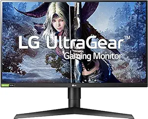 LG Ultragear 27-inch, Nano IPS -True 1 ms, 144 Hz, G-Sync Compatible, HDR 10, QHD Monitor, HDMI x 2,DP, Height Adjust & Pivot Stand - 27GL850 (Black)