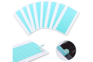 MELLIEX 96 Pieza Cinta de Extensión de Pelo, Doble Cara Invisible Ultrarresistente Reemplazo Tape Adhesivas para Trama del Cabello y Extensión de Cabello