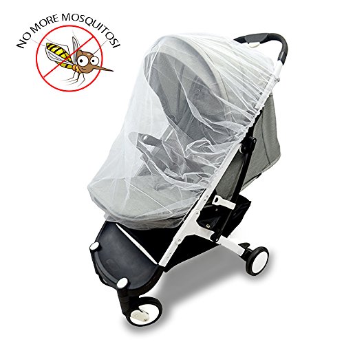 Insektenschutz für Kinderwagen, Vitutech Universal Insektenschutz Baby Moskito Netz Universal-Moskito-Netz Insektenschutz für Kinderwagen und Babywiegen Reisebett, lässt frische Luft rein und hält Mücken draußen