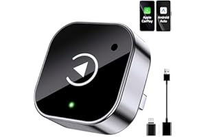 LUKA HERO 2026 Upgraded Wireless CarPlay Adapter, Convert Wired to Wireless CarPlay,Suitable for cars with carplay, Compatible with iPhone iOS 10+ & Android Auto, Mini & Stable Car Play Wireless Adapter