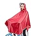 Produktbild Damen Fahrrad Regenponcho,Yochen Regenschutz Schnell Trocknend Dauerhaft Regencape für Angeln,Wandern,Camping, Reise, alpinismus usw Rot