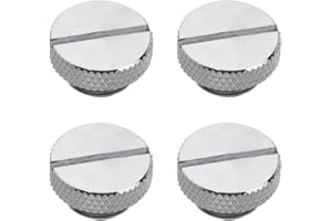 BXQINLENX Silver Chrome G1/4" Plug Water Stop Plug Water Locks for Computer Water Cooling System (4 PCS)