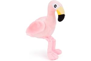 Zappi Co Peluche Douce et Moelleuse pour Enfants - Animaux en Peluche Parfaits pour des Compagnons de Jeu Douillets et Agréables pour Les Enfants (12-15 cm) (Flamant)