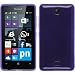 Produktbild PhoneNatic Case für Microsoft Lumia 430 Dual Hülle Silikon lila transparent + 2 Schutzfolien