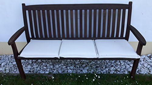 Luxury Stool Cushion 100% Polyacrylic Camaro White with Zip-Off Cover