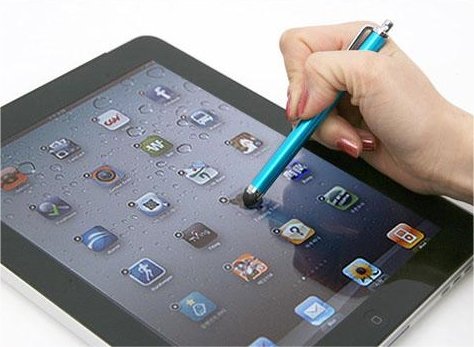 KingCase® 10er Pack universal Stylus Stift Touch Pen Eingabestift Alu edel Look für alle kapazitive Touchscreens wie Smartphone Handy PDA Tablet PC für Samsung Galaxy S3/S4/S5 Galaxy Tab, iPhone 4/5/6, Sony, HTC,LG Smartphones verschiedene Farben - 4