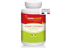Pierre Jérôme - Vitamine C Liposomale 400mg - Assimilation Maximale - 90 gélules végétales - Fatigue, Stress, Energie, Système Immunitaire - Fabriqué en France