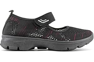 MODELISA - Zapatillas Merceditas Sandalia Ligero para Mujer (All Negro