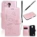 Produktbild GrandEver Samsung Galaxy S4 I9500 Ledertasche Hülle Schutzhülle Handschlaufe Tasche Lederhülle Scratch Schale Umschlag Stil Wallet Flip Case Cover mit Weiche Silikon Backcover Leder Innere Standfunktion Kreditkarte Slots Magnetverschluss Leder fürhülle Samsung Galaxy S4 I9500 Etui - Rosegold