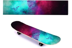 SUPRCRNE Grips skateboard, Autocollants autocollants personnalité bricolage papier de verre convient à la plupart des fournitures de sports de plein air scooter