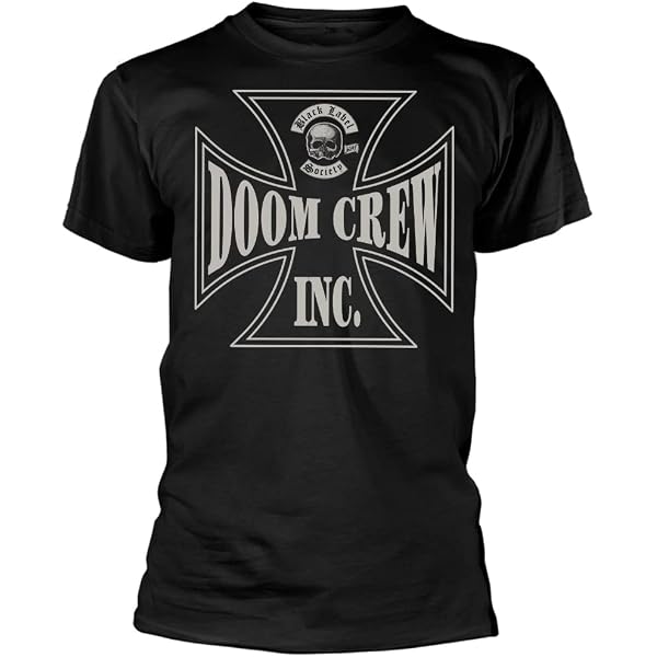 Black Label Society Official Skull Band Logo Pocket T-Shirt For Men - Olive