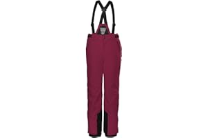 Killtec Ksw 77 Grls Ski Pnts - Pantalon de Ski Fonctionnel avec bavette Amovible, Jupe Pare-Neige et Protection des Bords - Pantalon de Ski - Fille