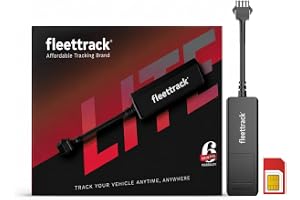 Fleettrack 4G Lite GPS Tracking Device with 1 Year Free App – Wired GPS Tracker for Car, Bike, Scooty, Truck & Bus | Real-Time Tracking, Engine ON/Off Alerts, Geo-Fence, 15+ Smart Features