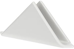 LA PORCELLANA BIANCA PORCELLANA Convivio triángulo servilletero, Porcelana, Multicolor, 0,1 x 0,1 x 0,1 cm