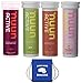 Produktbild Nuun Active Hydration Gemischte Packung mit 4 Schläuchen - Zitronenlimonade/Drei beere/Zitrusfrüchte/Erdbeerlimonade + kostenlose Kordelzug-Tasche mit motivierender Botschaft