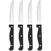 Ikea Snıtta Biftek Bı&ccedil;ağı Seti, Siyah, 22 Cm, 4 Adet