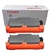 Produktbild 2x DOREE Toner Kompatibel zu TN-2010 / TN-2220 für Brother MFC-7360N DCP-7055 Brother HL-2135W HL-2130 HL-2132 DCP-7057 - TN2010 TN2220 - Schwarz je 2.600 Seiten