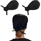 RDNKVB 2 Pack Unisex Kitchen Hat for Men and Women Head Cover for Cooking Baking Roasting Bandana Cap for Kitchen Restaurant