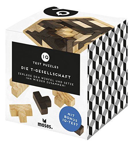 Preisvergleich Produktbild moses. 92077 - Professor IQ-Test Puzzles, Die T-Gesellschaft