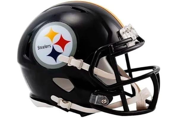Mini casque de football NFL Riddell Speed des Pittsburgh Steelers