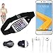 Produktbild Bauchtasche Gürteltasche für HTC 10 evo, schwarz + Kopfhörer. Sport Running Jogging Fitness Laufen Umhängetasche Exercise Schutzhülle - K-S-Trade (TM)