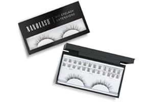 Rzęsy bondingowe do samodzielnego przedłużania w domu Nanolash DIY 36 kępek rzęs - kępki rzęs DIY, cluster lashes DIY, kępki do samodzielnej aplikacji, sztuczne rzęsy w kępkach (CLASSY)