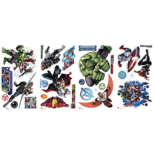 RoomMates RMK2242SCS RM – Marvel’s Avengers Wandtattoo, PVC, Bunt, 29 x 13 x 2.5 cm - 2