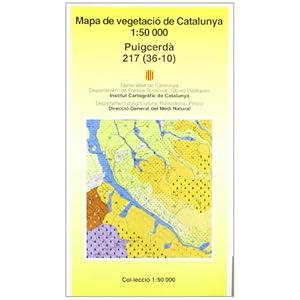 Mapa de vegetació de Catalunya 1:50.000. Puigcerdà 217 (36-10)