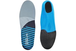 Sof Sole Ultra Lite Semelles - Semelles orthopédiques légères, soutien de la voûte plantaire, amortissantes, respirantes, idéales pour la course, la marche & chaussures de travail