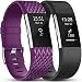 Produktbild Onedream Kompatibel für Fitbit Charge2 Charge 2 Armband Damen Ersatzarmband Schwarz Pflaume