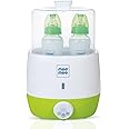 Mee Mee 3 in 1 Digital Sterilizer (2 Bottle Capacity, 6 Min Cycle) | Quick & Effective Sterilization for Bottles, Nipples & Accessories, Warms Bottles & Heats Food | Auto Shut Off, Kills 99.9% Germs